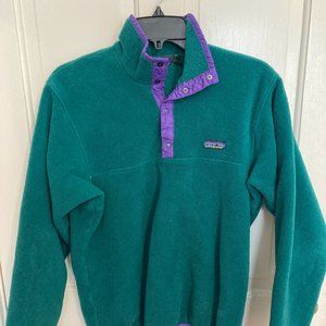 VINTAGE Patagonia Fleece Snap Pullover Jacket